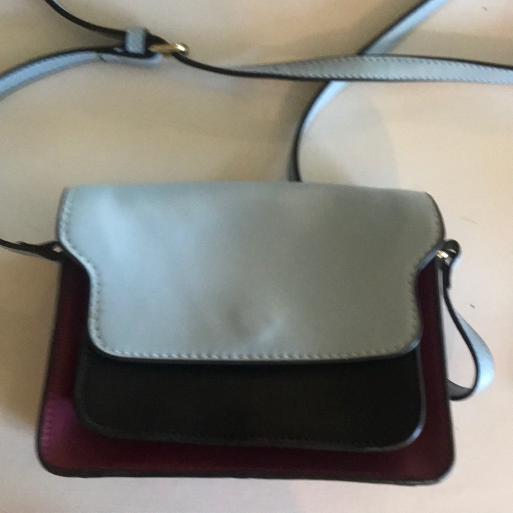 Colorblock Leather Bag